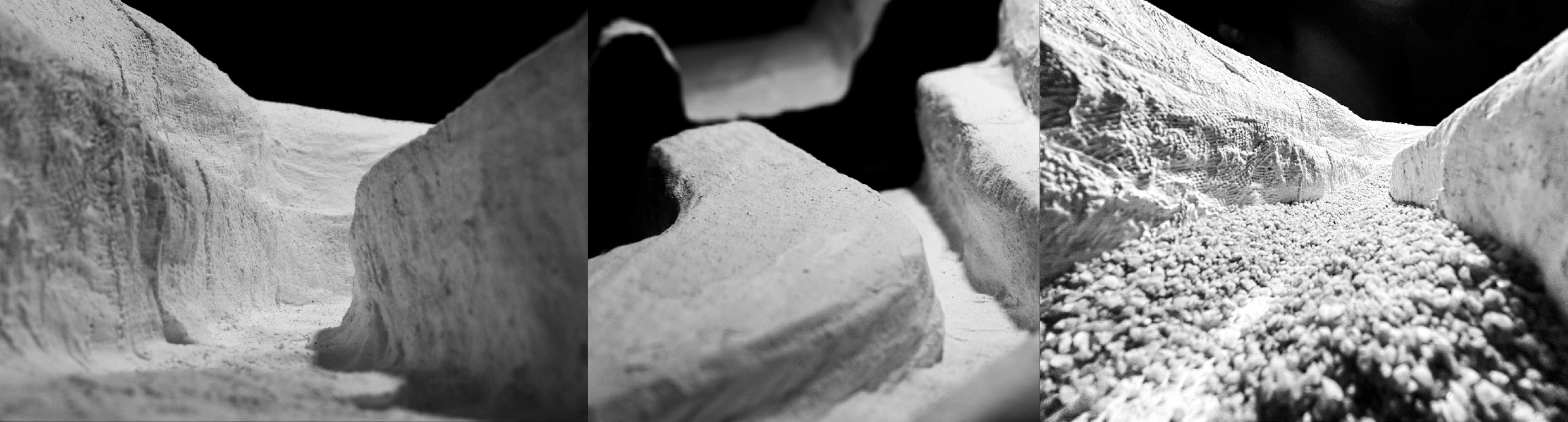 Physical model — detail views