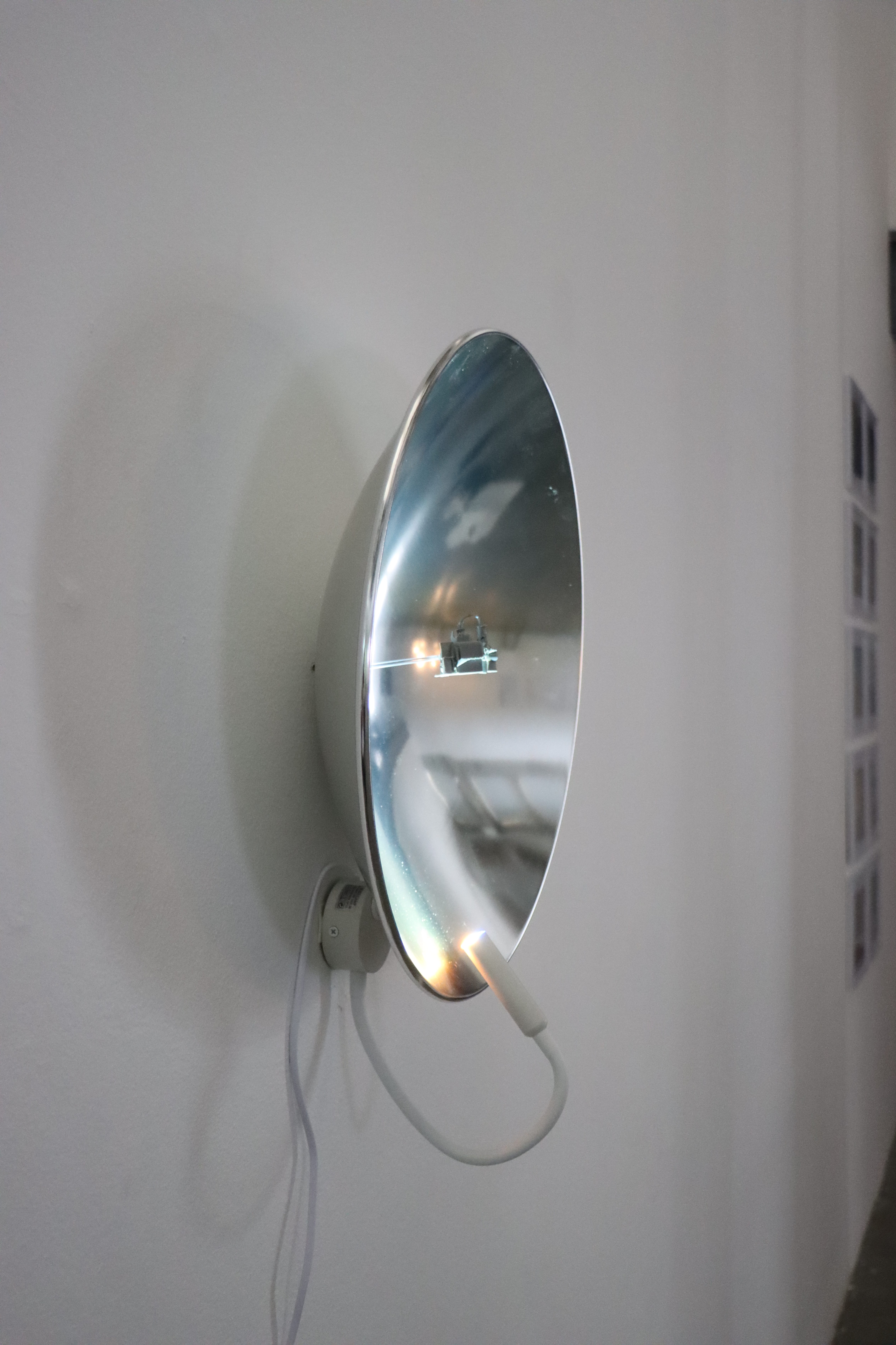 Convex mirror, side profile